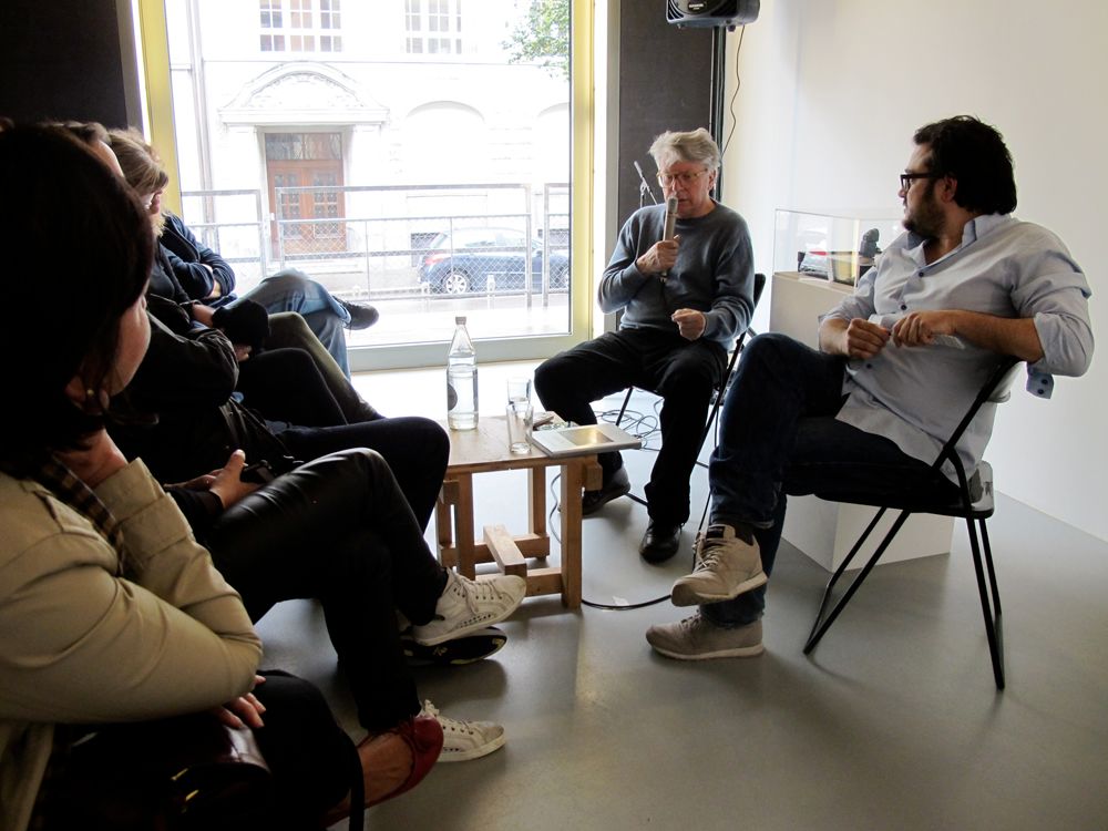 Kuenstler_Gespraech_02_Roman_Signer_2013_KunstHalle_SanktGallen
